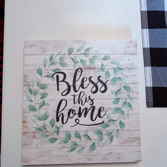 Hobby Lobby “Bless this home” sign - Picture 4 of 5